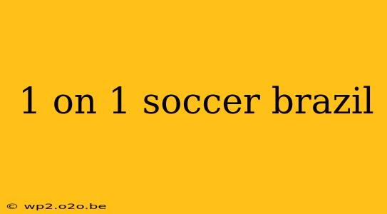 1 on 1 soccer brazil