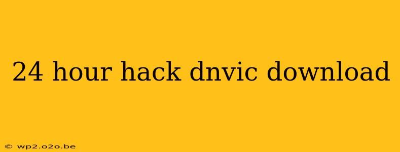 24 hour hack dnvic download