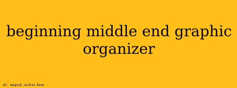 beginning middle end graphic organizer