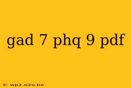 gad 7 phq 9 pdf