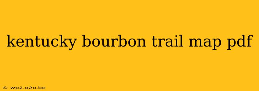 kentucky bourbon trail map pdf