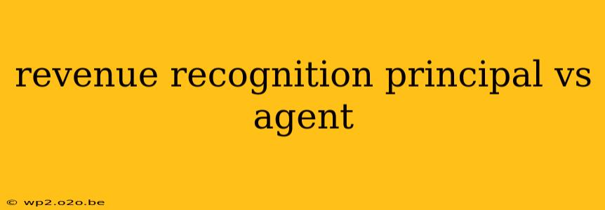 revenue recognition principal vs agent