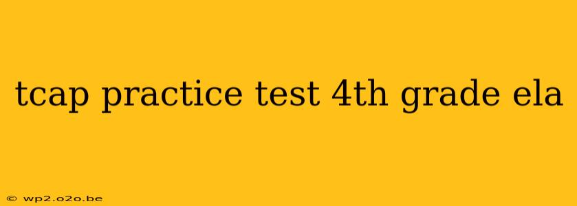 tcap practice test 4th grade ela